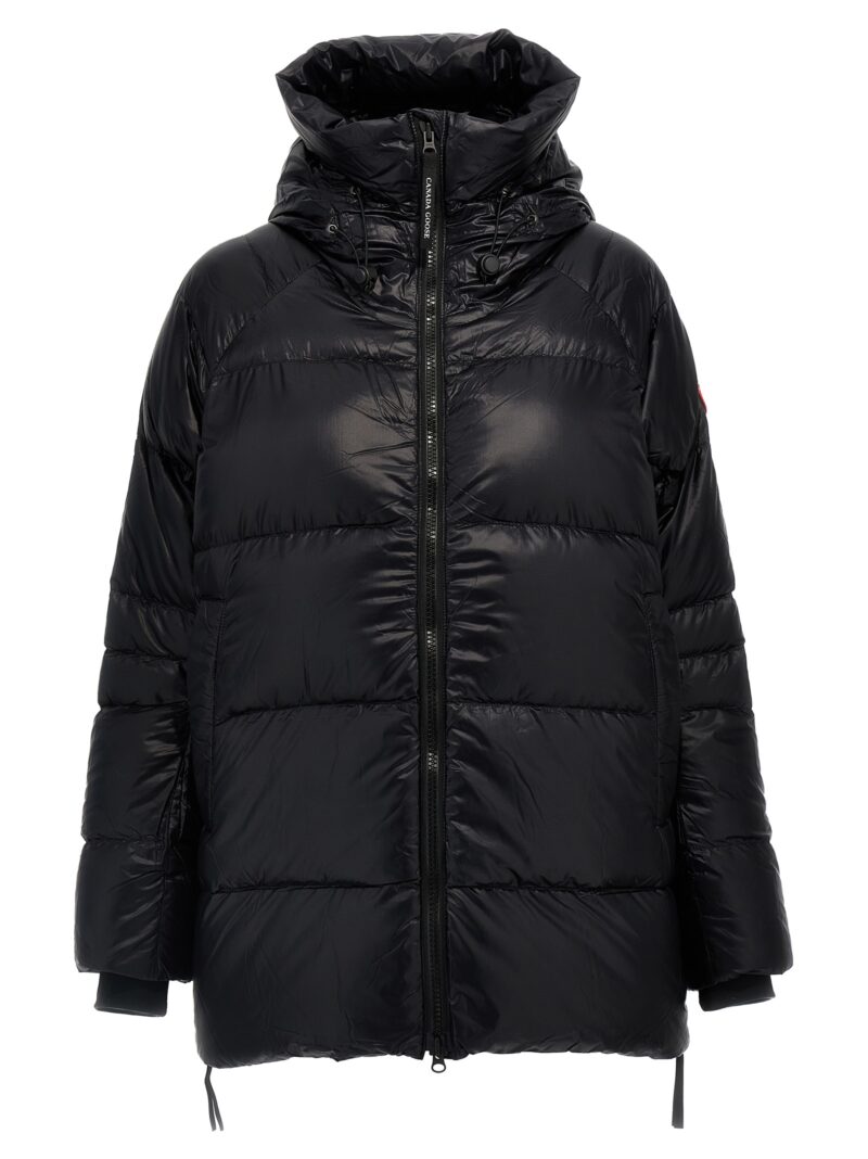 'Cypress Puffer' long down jacket CANADA GOOSE Black