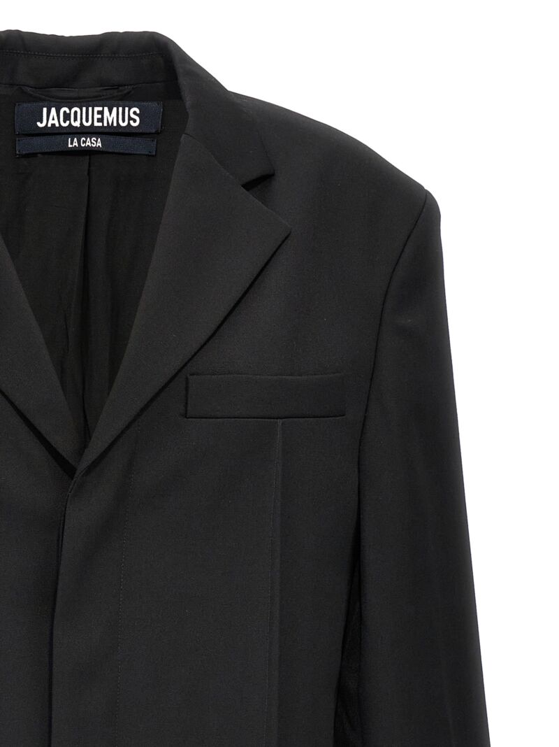 'La veste d'Homme' blazer Woman JACQUEMUS Black