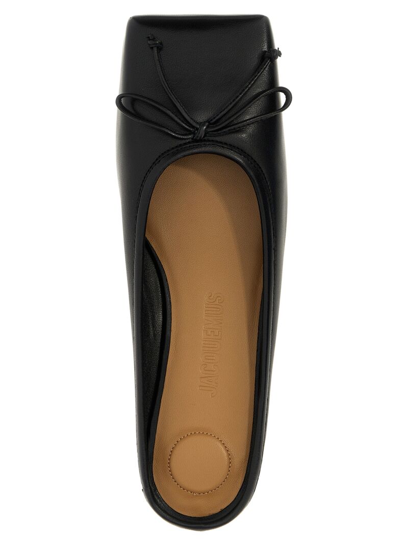 'Les Mules Plates Ballet' ballet flats 100% lamb leather (Ovis aries) JACQUEMUS Black