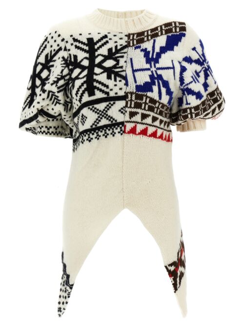 Jacquard sweater SACAI Multicolor