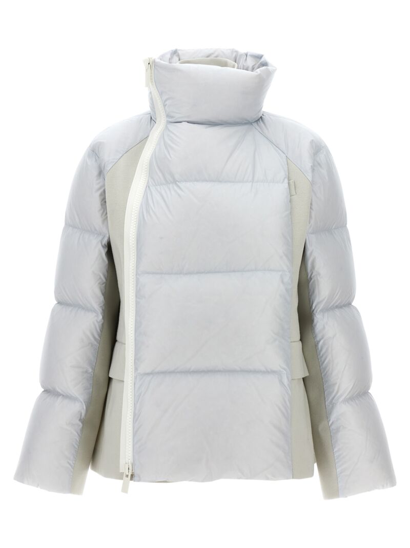 'Melton' down jacket SACAI Gray