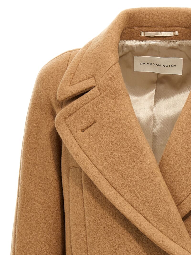 'Randia' coat Woman DRIES VAN NOTEN Beige