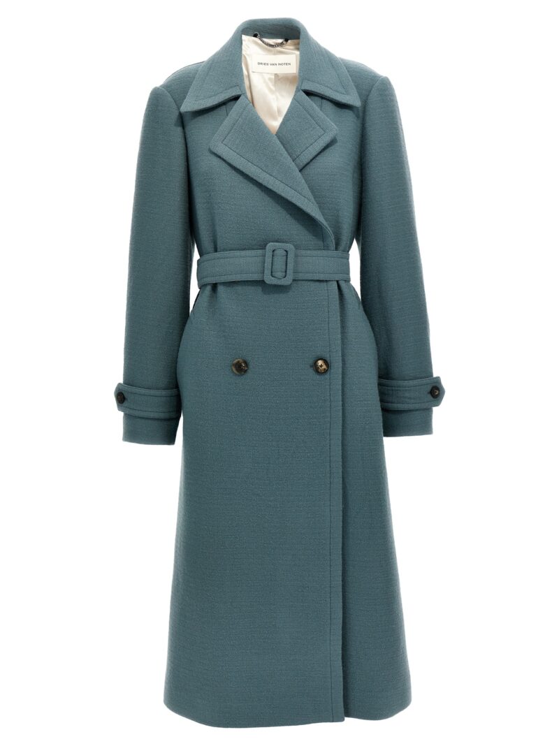 'Ronald' coat DRIES VAN NOTEN Light Blue