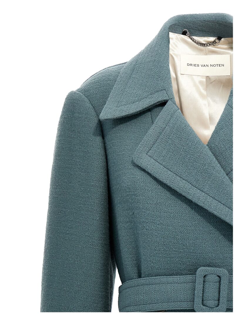 'Ronald' coat Woman DRIES VAN NOTEN Light Blue