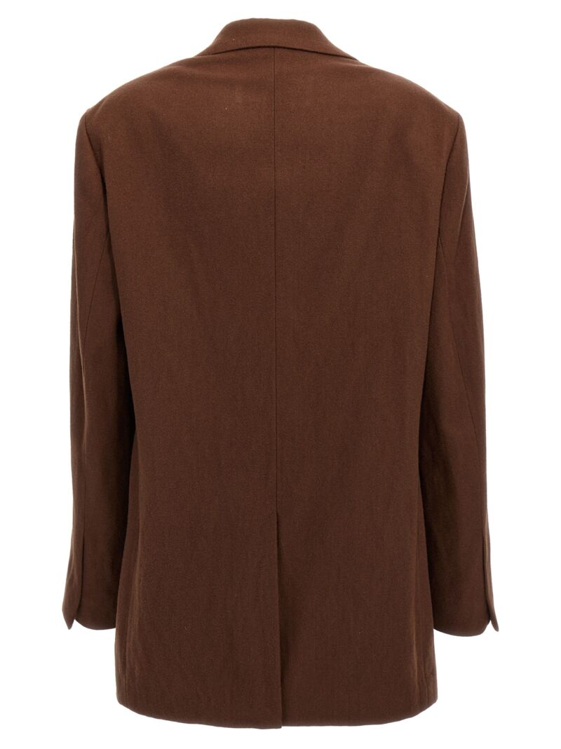 'Blur' blazer 2420104019346703 DRIES VAN NOTEN Brown