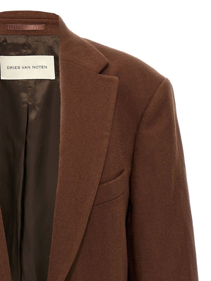 'Blur' blazer Woman DRIES VAN NOTEN Brown