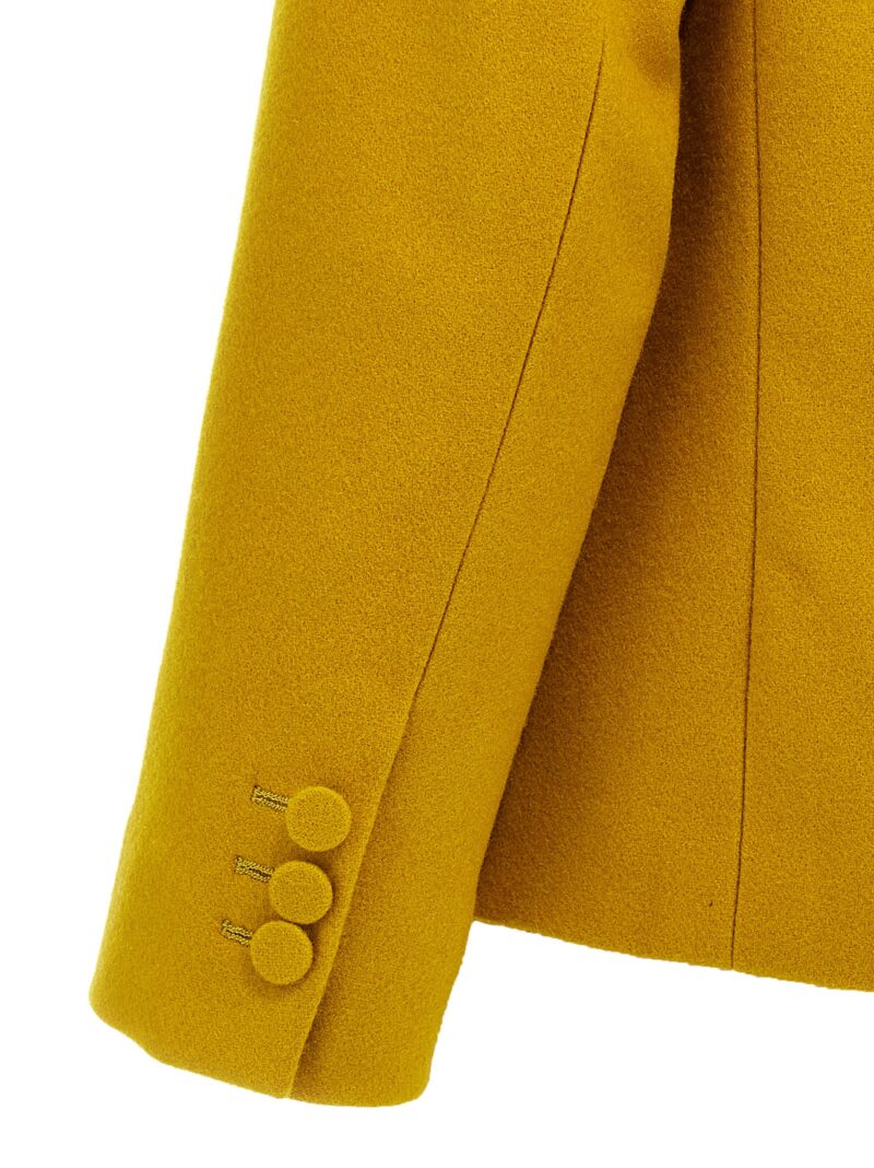 'Bamis' blazer 100% wool DRIES VAN NOTEN Yellow