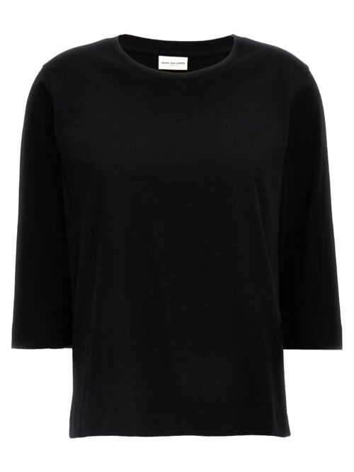 'Hefiz' T-shirt DRIES VAN NOTEN Black