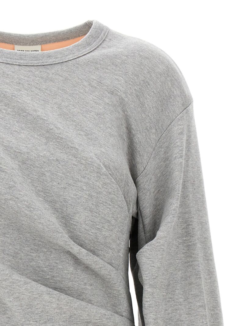 'Hamby' sweatshirt Woman DRIES VAN NOTEN Gray