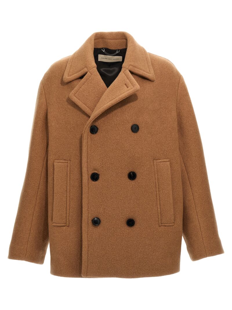 'Razel' coat DRIES VAN NOTEN Beige