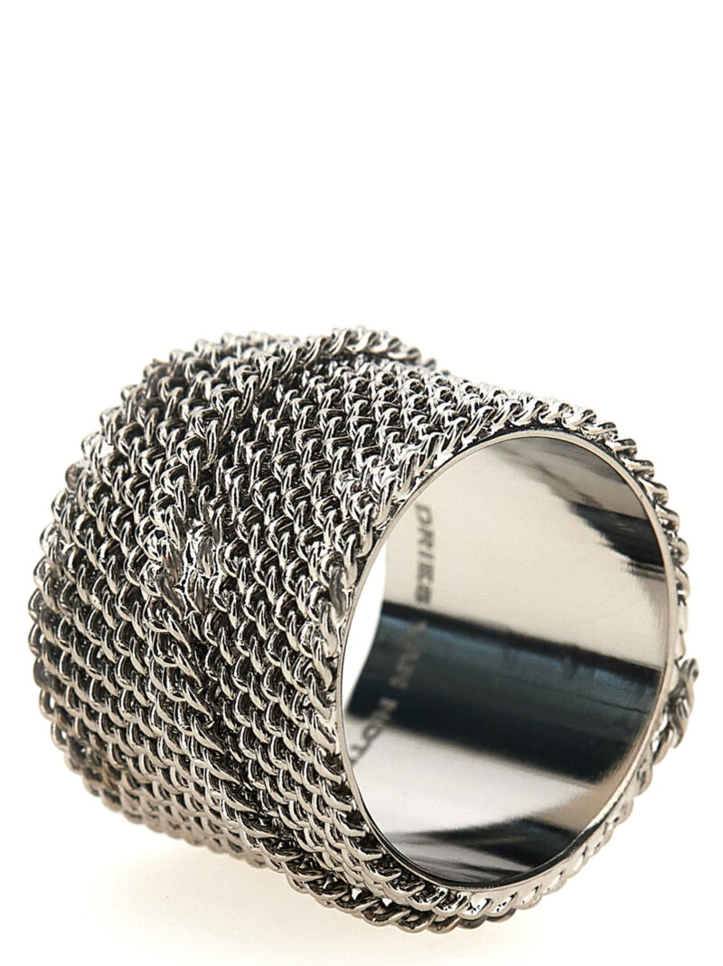 'Catena' ring Man DRIES VAN NOTEN Silver