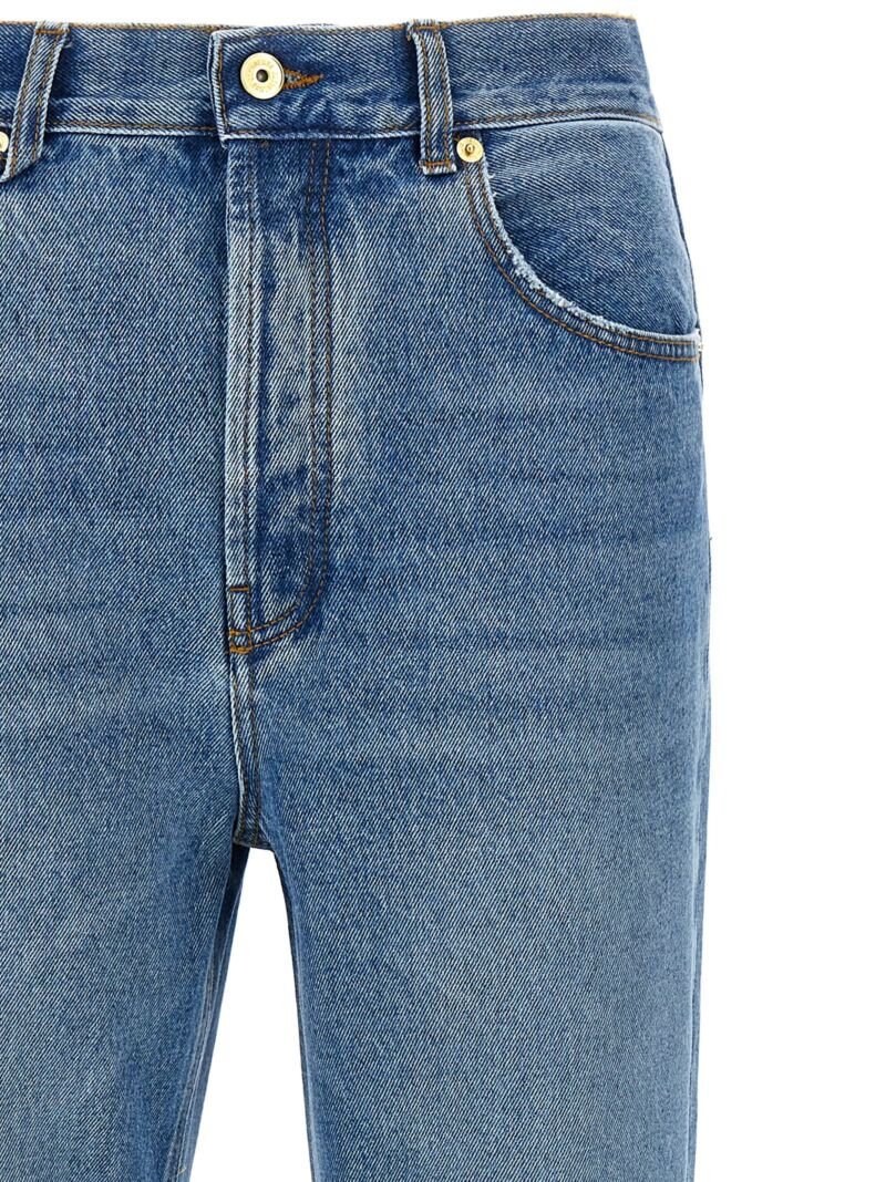 'Le de-Nîmes Court' jeans Woman JACQUEMUS Blue