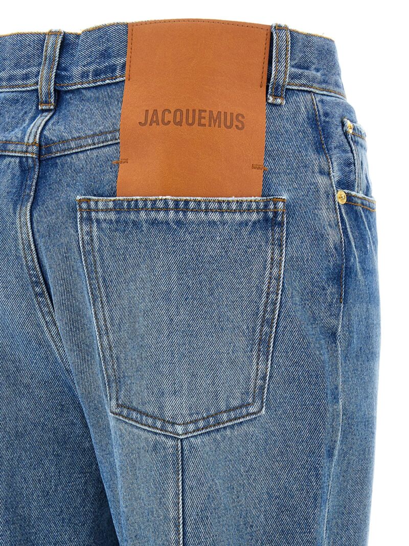 'Le de-Nîmes Court' jeans 100% cotton JACQUEMUS Blue