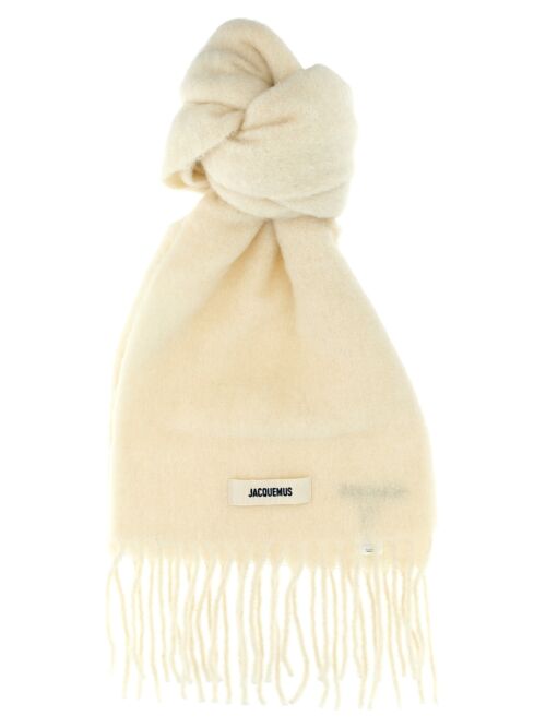 'L'echarpe Carro' scarf JACQUEMUS White