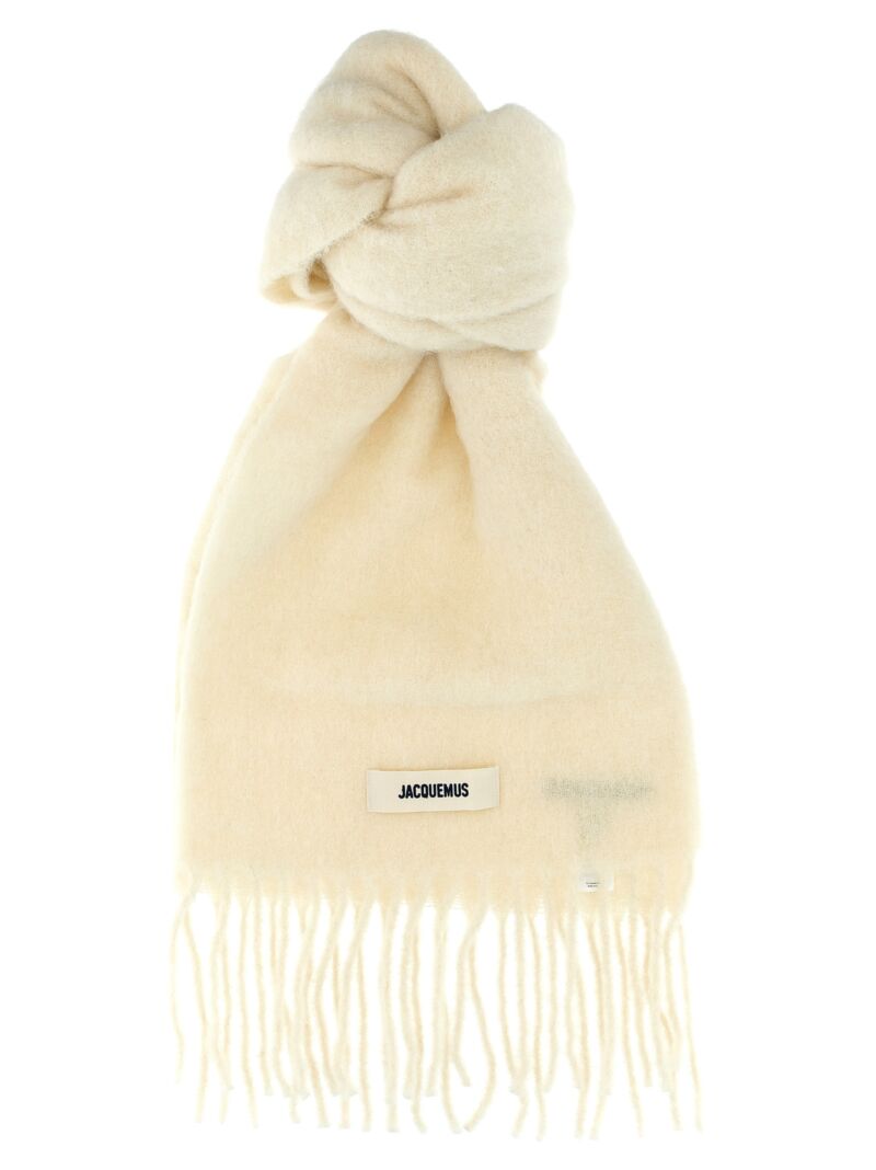 'L'echarpe Carro' scarf JACQUEMUS White