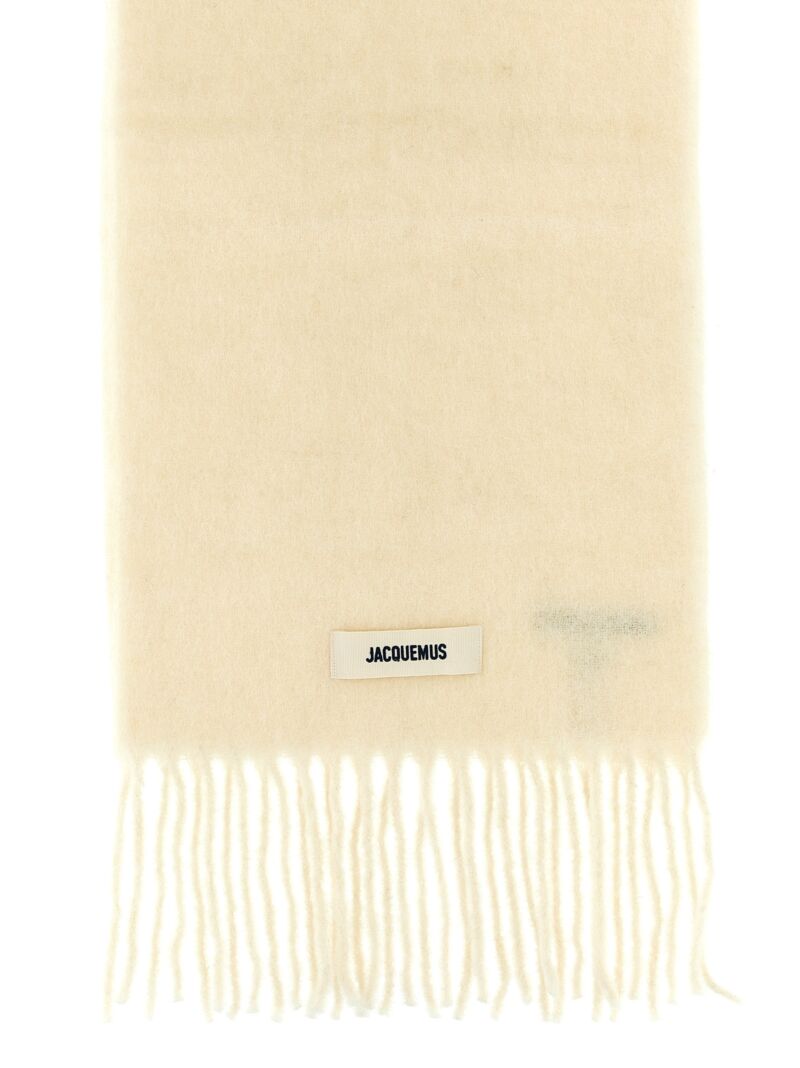 'L'echarpe Carro' scarf 24H236AC6885087OFFWHITE JACQUEMUS White