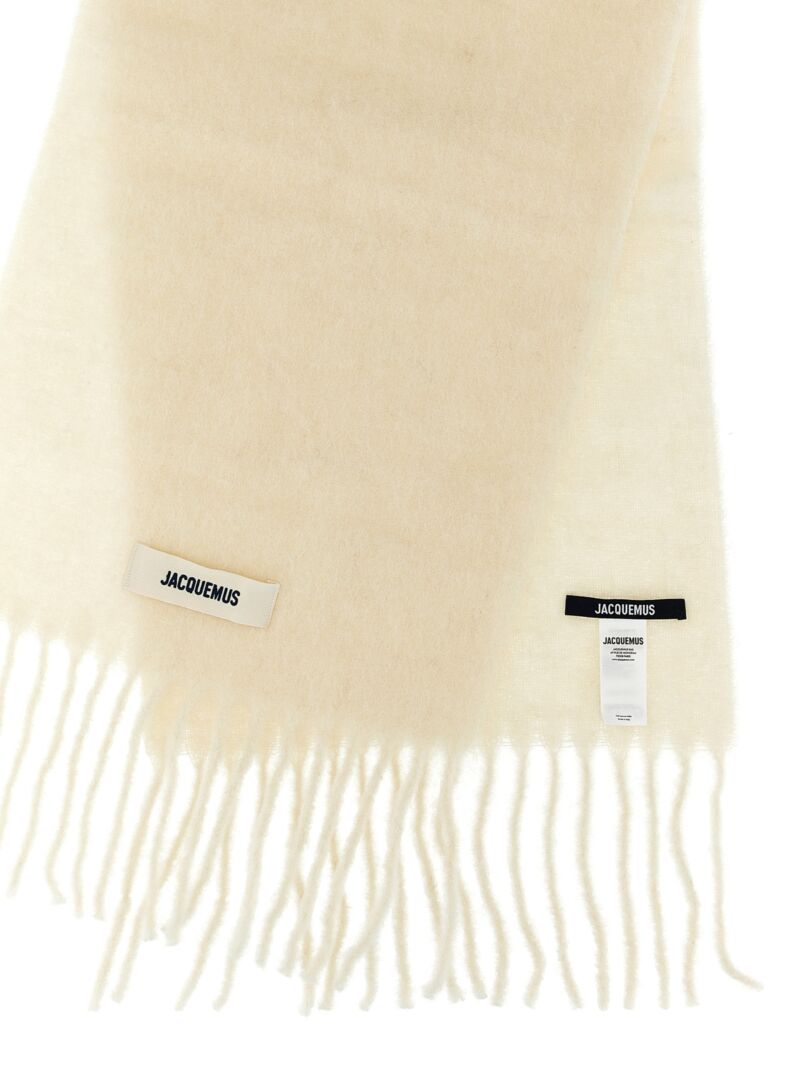 'L'echarpe Carro' scarf Man JACQUEMUS White