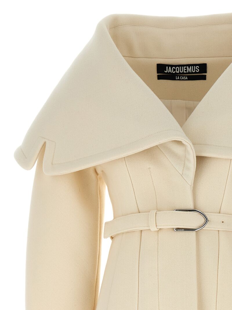 'Le manteau Caruso' coat Woman JACQUEMUS White