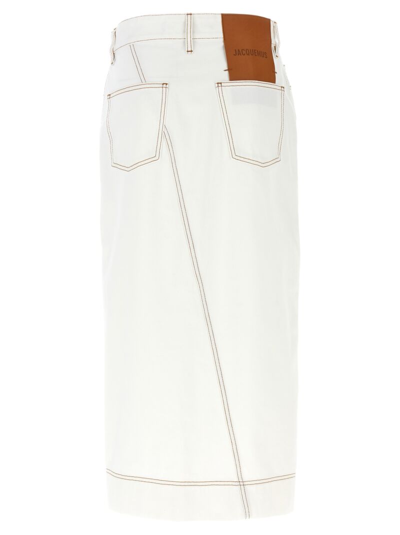 'La jupe de-Nîmes' skirt 24H243DE046151411C JACQUEMUS White