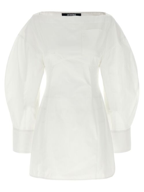 'La robe chemise Casaco' dress JACQUEMUS White