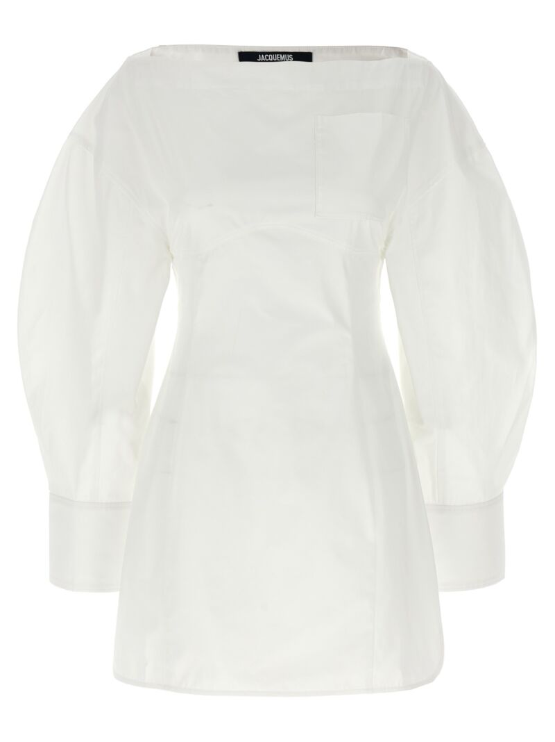 'La robe chemise Casaco' dress JACQUEMUS White