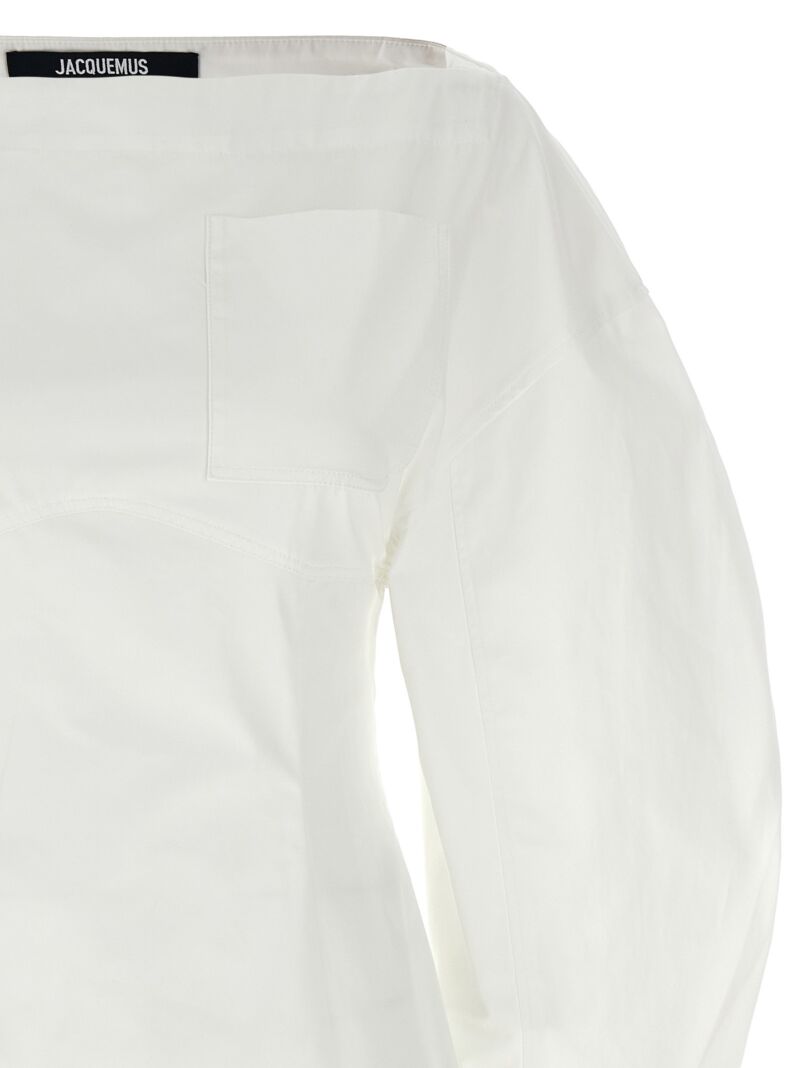 'La robe chemise Casaco' dress Woman JACQUEMUS White