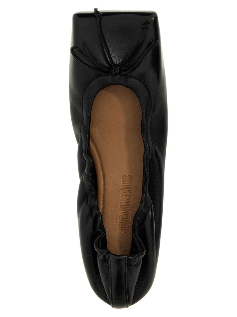 'Les Ballerines Ballet' flat shoes 100% lamb leather (Ovis aries) JACQUEMUS Black