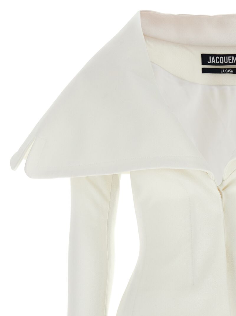 'La Veste Giacca' blazer Woman JACQUEMUS White