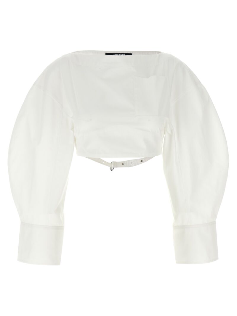 'Le haut Casaco' blouse JACQUEMUS White