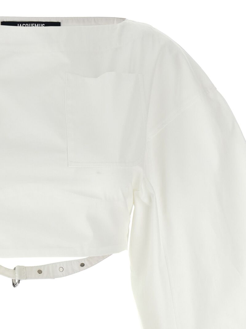 'Le haut Casaco' blouse Woman JACQUEMUS White