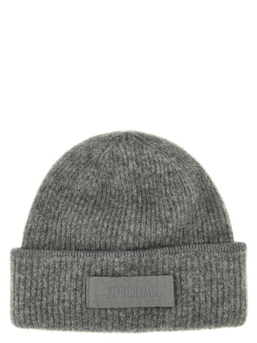 Logo beanie JACQUEMUS Gray