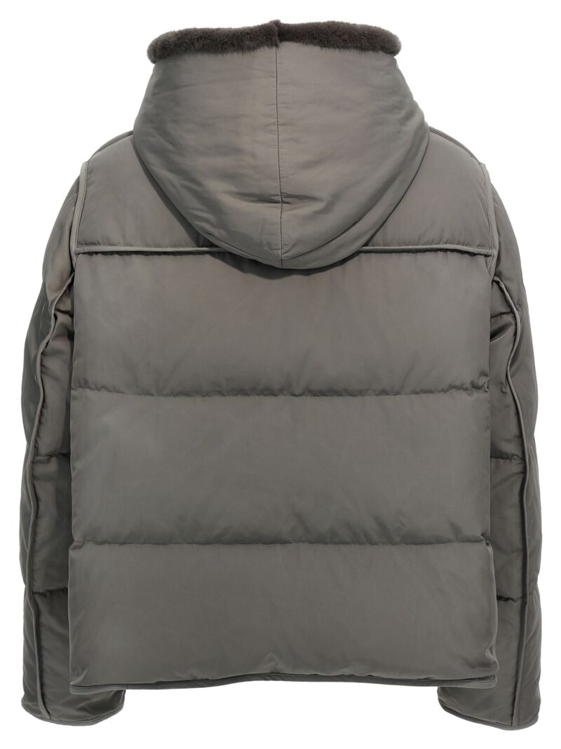 'Doudoune' down jacket Woman ARMY YVES SALOMON Gray