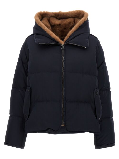 'Doudoune' down jacket ARMY YVES SALOMON Blue