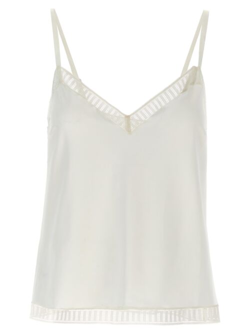 'Sandra Graphic' top ERES White