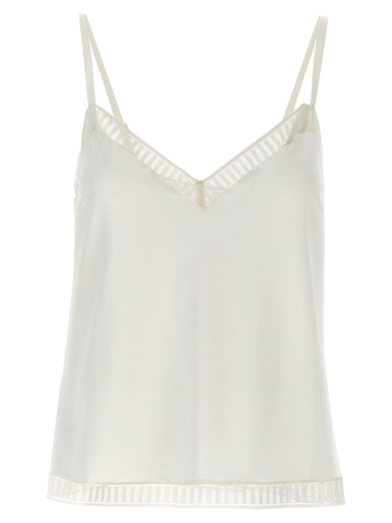 'Sandra Graphic' top ERES White