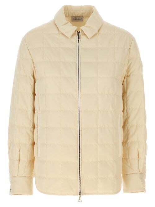 Padded overshirt MONCLER White