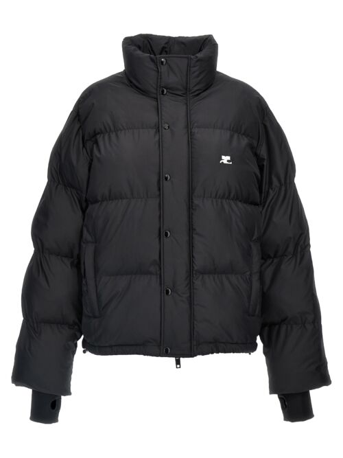 'AC' down jacket COURREGES Black