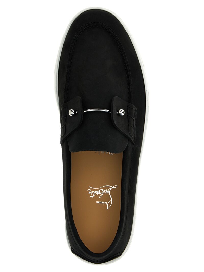 'Chambeliboat Flat' loafers 100% calfskin leather (Bos Taurus) CHRISTIAN LOUBOUTIN Black