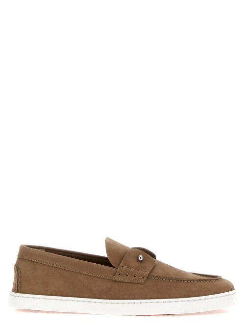 'Chamberliboat Flat' loafers CHRISTIAN LOUBOUTIN Beige