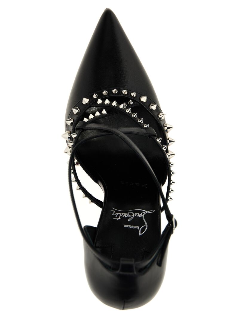 'Tatooshka Spikes' pumps 100% goat leather (Capra Hircus Hircus) CHRISTIAN LOUBOUTIN Black