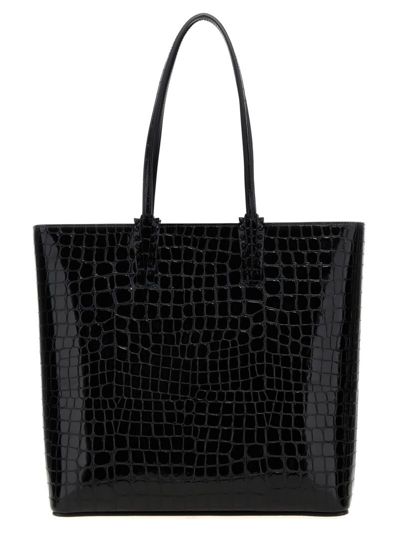 'Cabata Zip N/S' shopping bag CHRISTIAN LOUBOUTIN Black