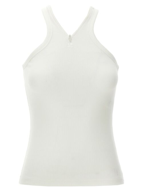 'Criss Cross 90's' tank top COURREGES White