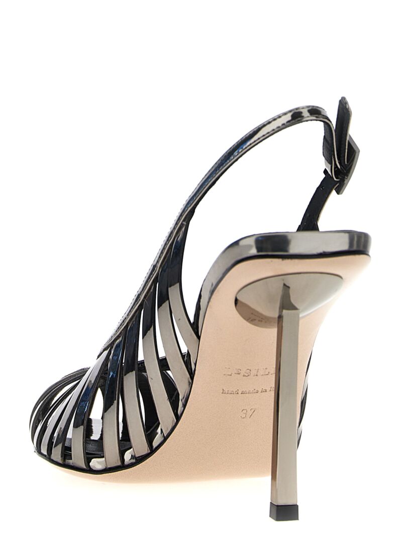 'Chanel Cage' pumps Woman LE SILLA Silver