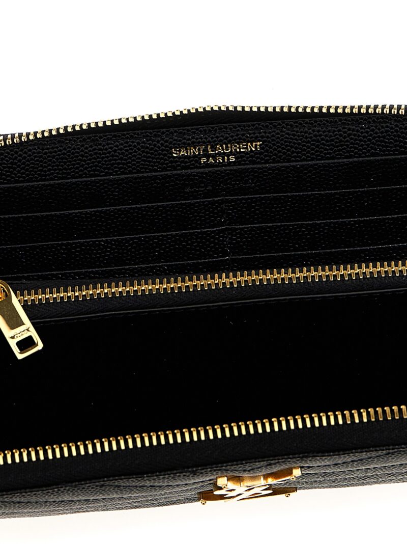 'Monogramme' wallet Woman SAINT LAURENT Black