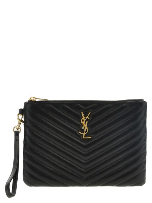 'Cassandre' clutch SAINT LAURENT Black