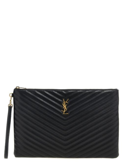 'Cassandre' clutch SAINT LAURENT Black