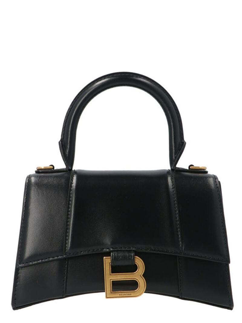 'Hourglass XS' handbag BALENCIAGA Black