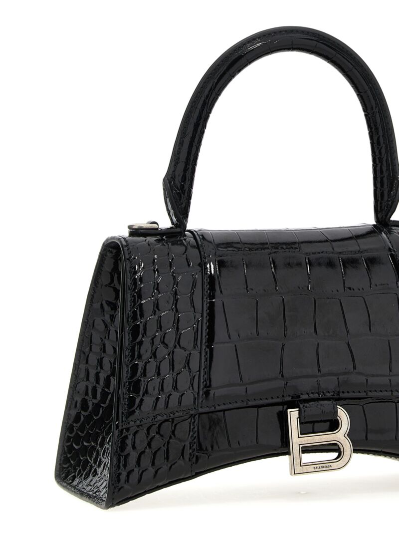 'Hourglass S' handbag Woman BALENCIAGA Black