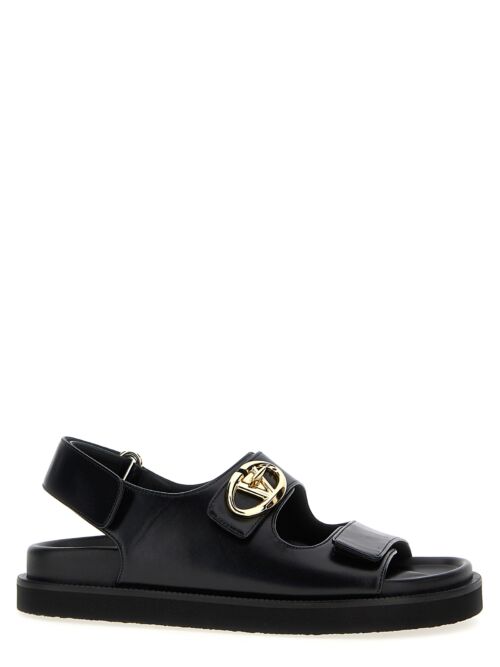 Valentino Garavani 'VLogo Locker' sandals VALENTINO GARAVANI Black