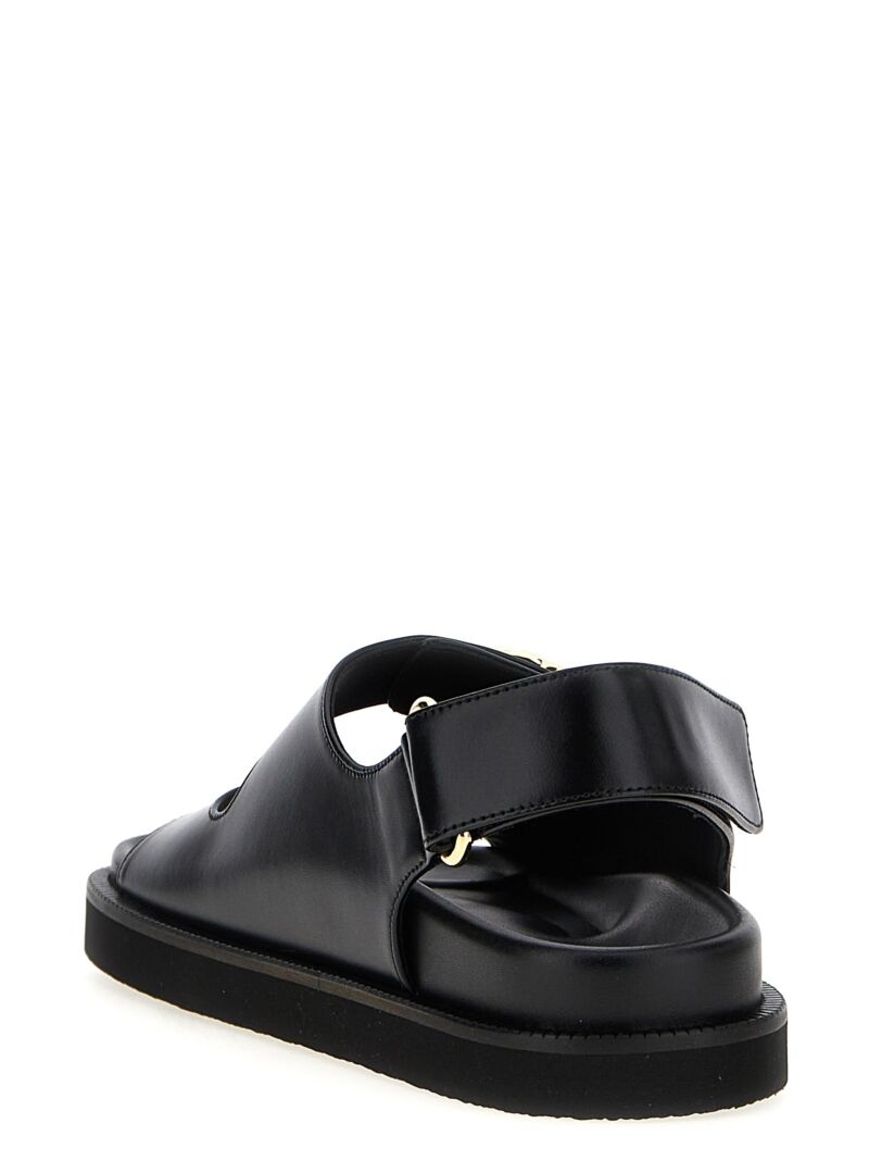 Valentino Garavani 'VLogo Locker' sandals Woman VALENTINO GARAVANI Black